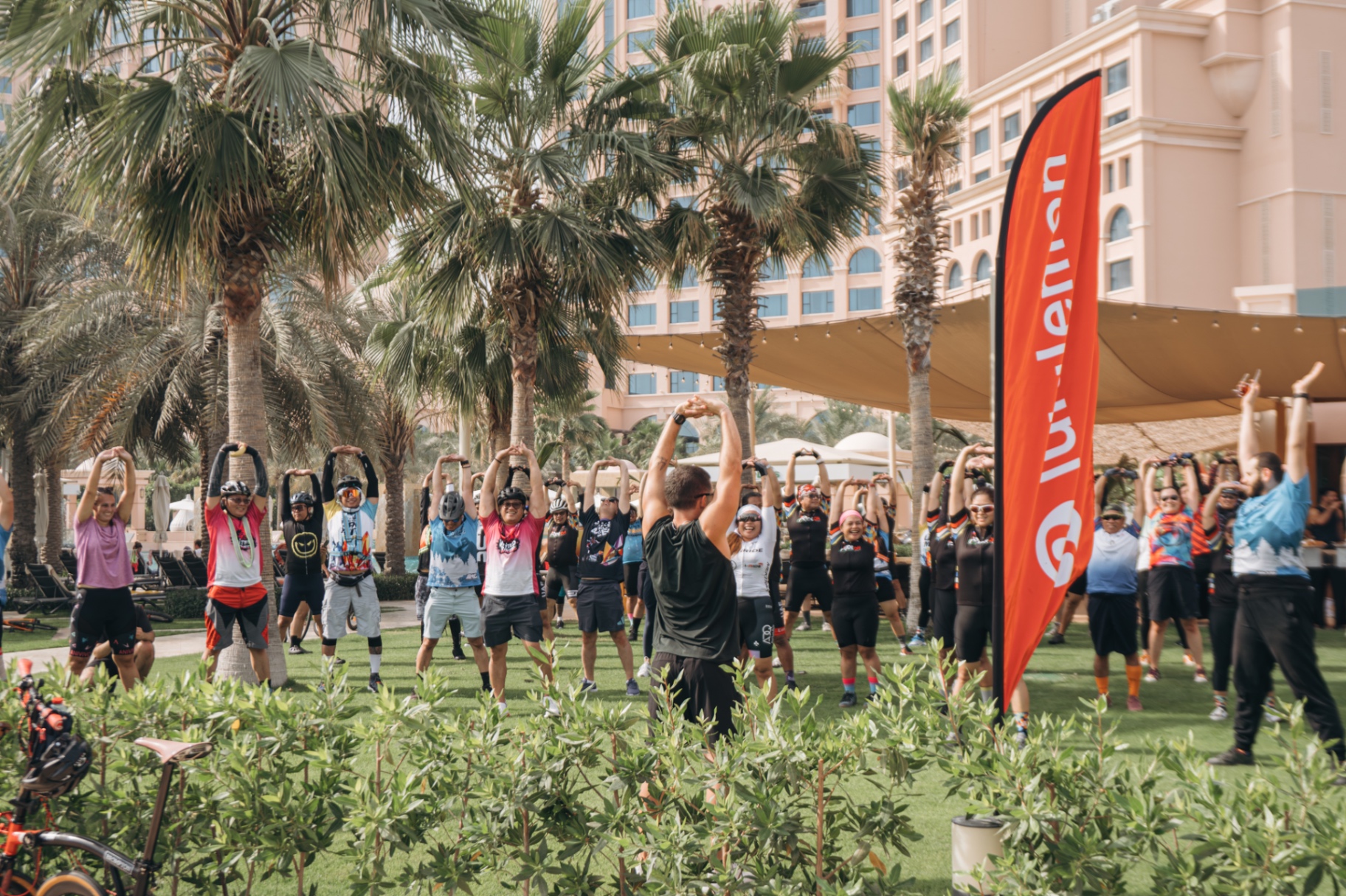 Curated athletic retreat at dawn